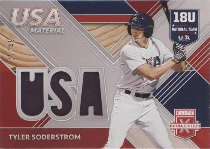 2020 Panini Elite Extra Edition - Tyler Soderstrom #USAM-TS - 1 of 1