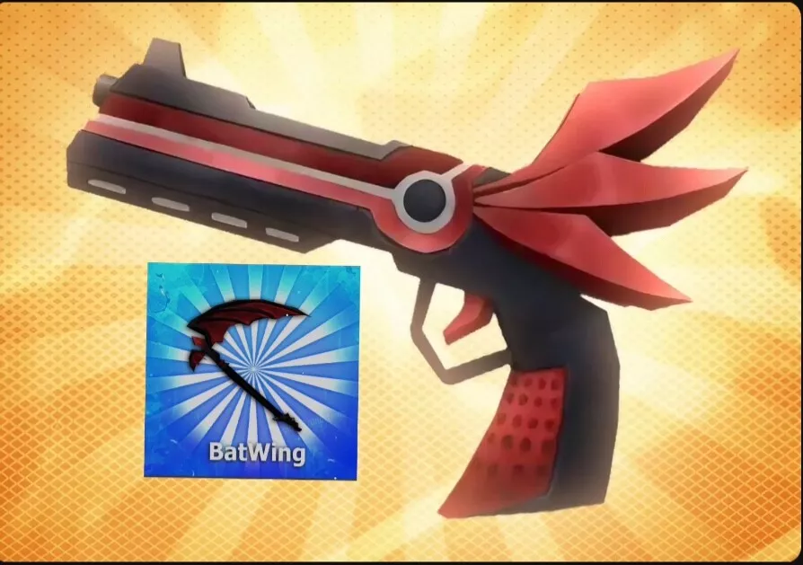 Roblox Murder Mystery 2 MM2 Batwing Ancient Godly Knifes and Guns