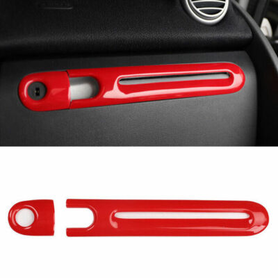 For Benz Smart Fortwo 2009-2015 Bright Red Central Console Dashboard Strip Trim