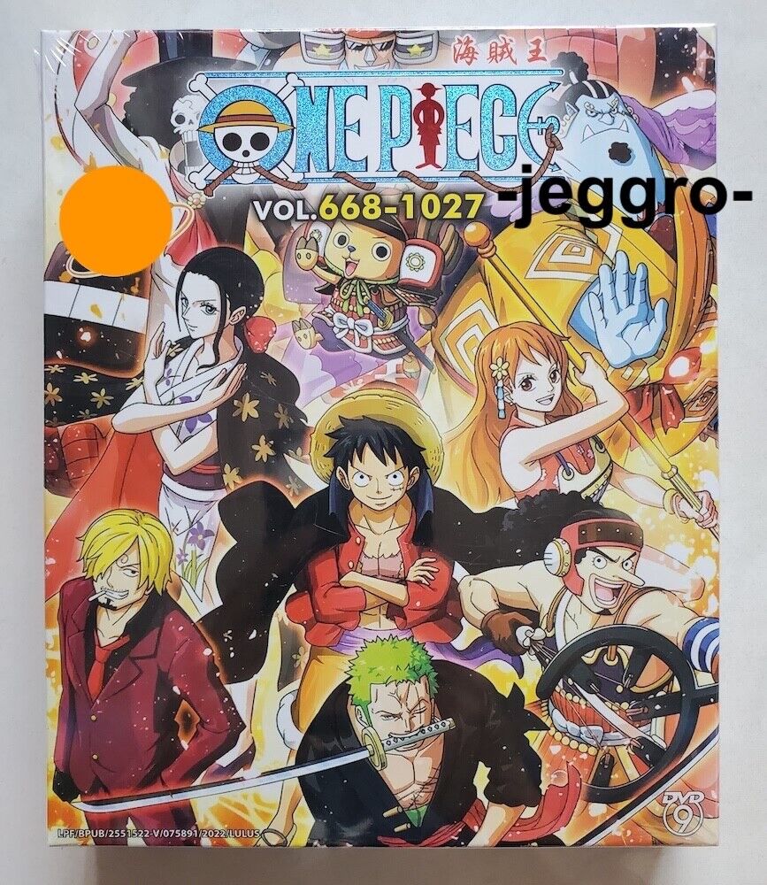 *DVD* ANIME ONE PIECE VOL.668-1027 BOX 3 ENGLISH DUBBED REGION ALL
