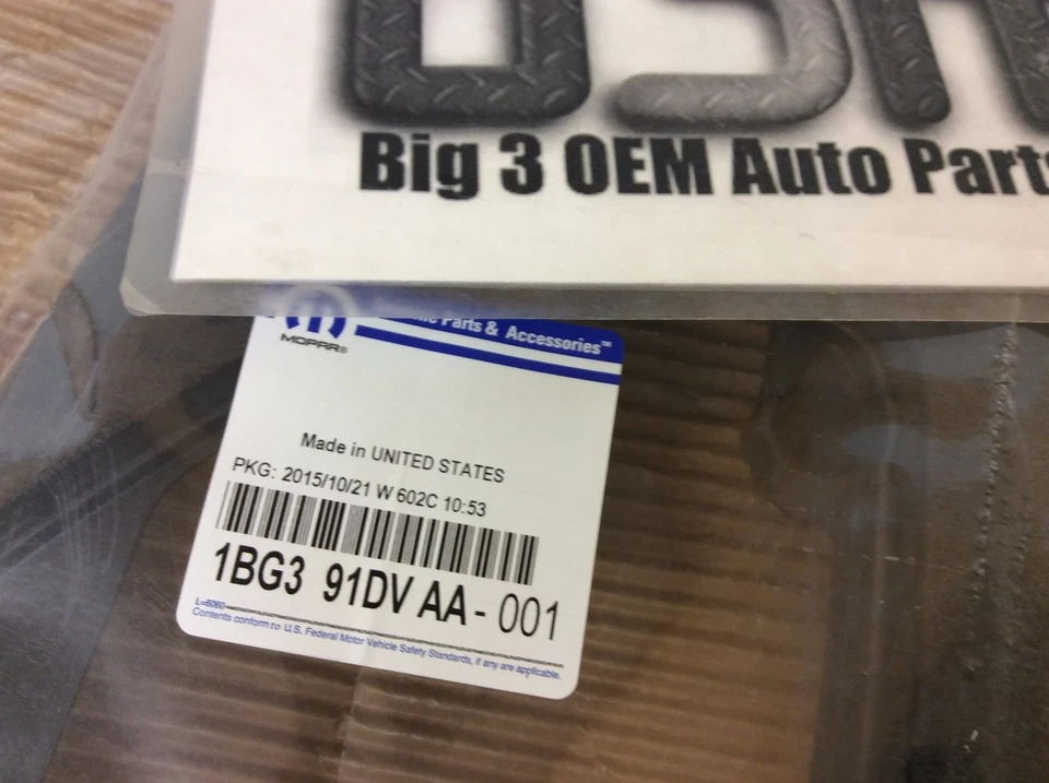 Cubierta ajustadora de asiento lateral izquierda Jeep Commander Grand Cherokee nueva OEM 1BG391DVAA Foto 3 de 3
