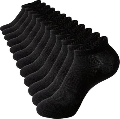 Irisbear Ankle Socks for Women, Running Athletic Low Cut Tab (Size:6-9) 6 Pack