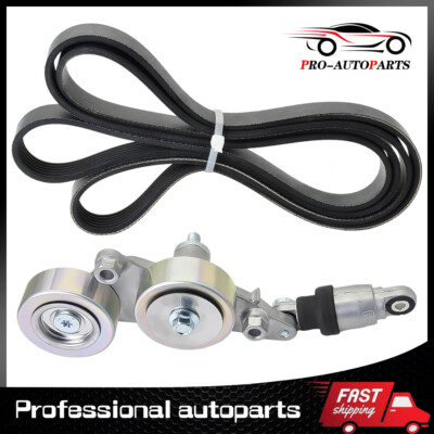 #ad Serpentine Belt w Tensioner Assembly fit for Honda Accord Pilot Odyssey 3.5L $43.85