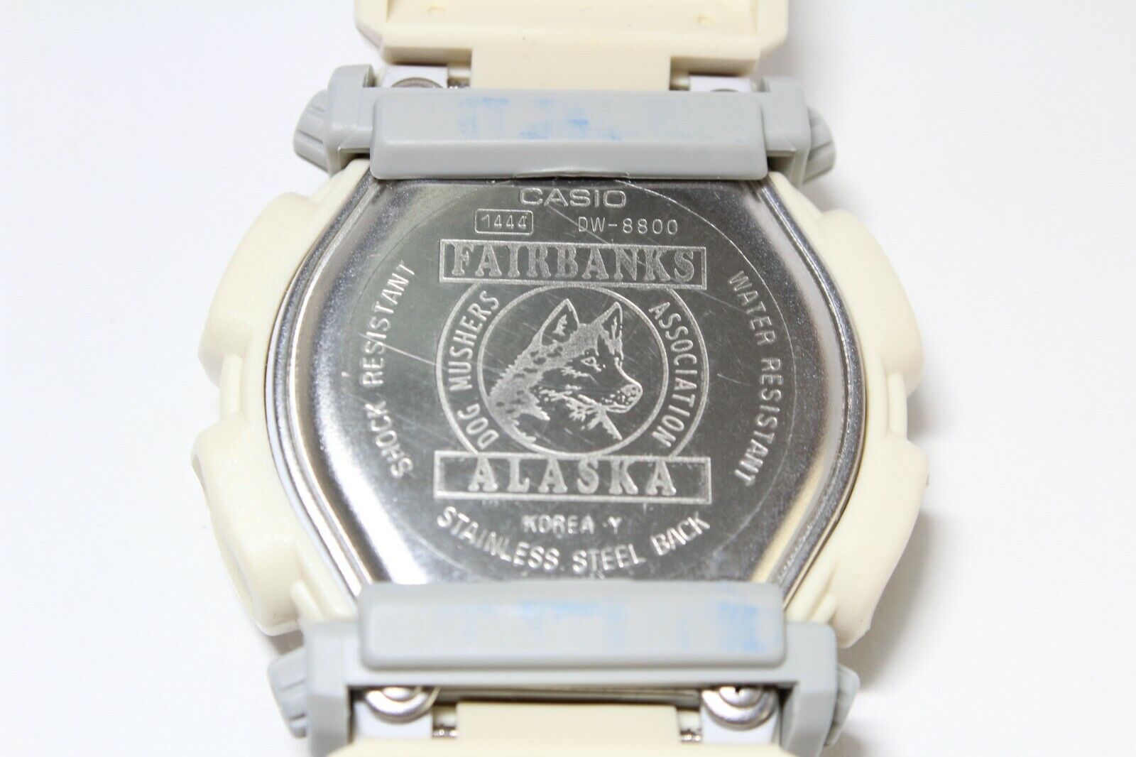 CASIO DW-8800AJ-7BT Codename ADMA Fairbanks Alaska white Watch G-Shock  resistant