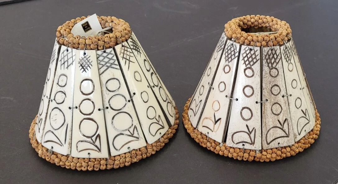 Vintage clip on lamp cheap shades