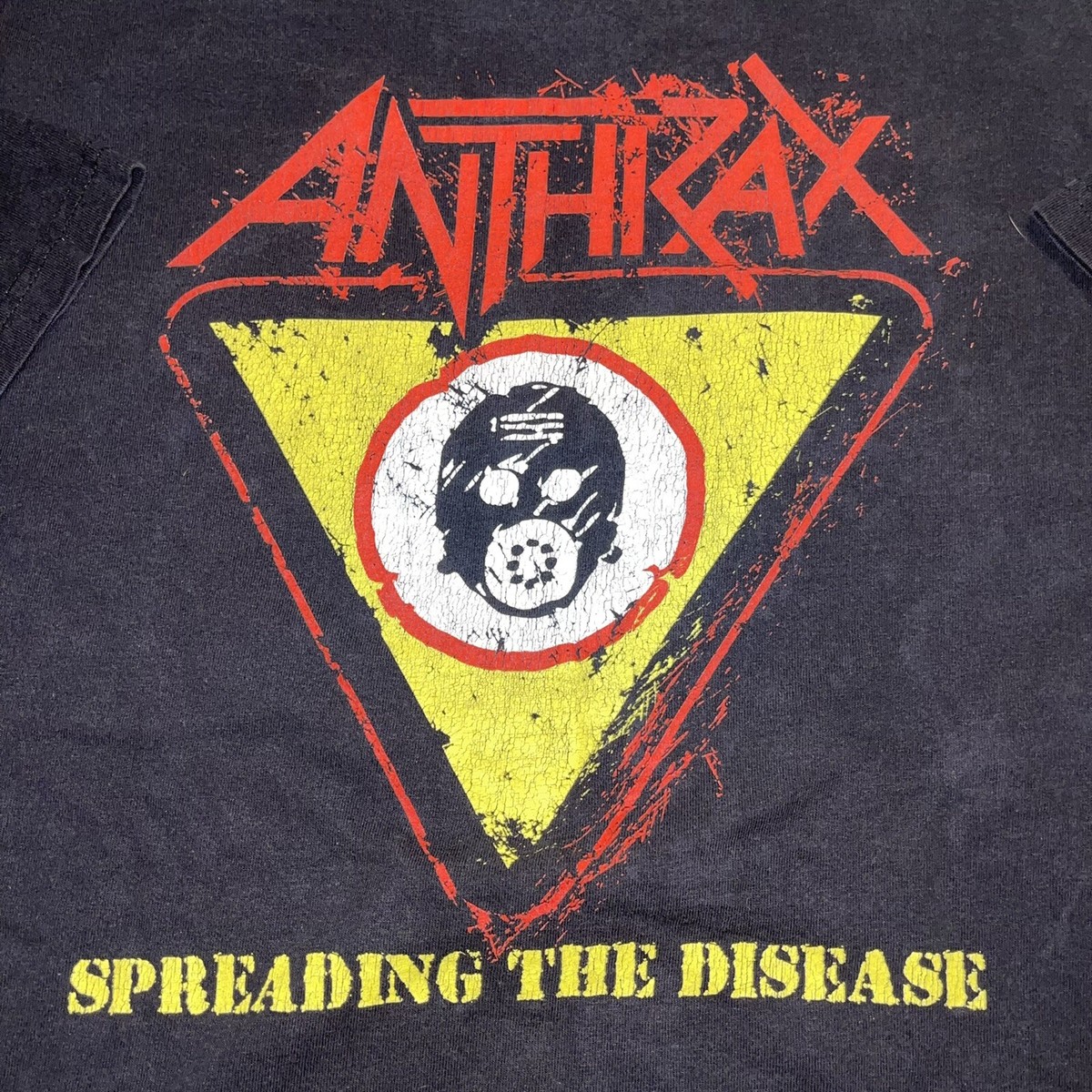 Vintage Y2K Anthrax Spreading The Disease Metal Band Tour T