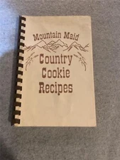 Vintage Mountain Maid Country Cookie Recipes Cookbook D Brownell & J Burback CO