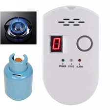 Digital Gas Leak Detector Alarm Sensor Propane Butane Methane Natural Gas Catch