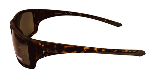 Timberland Mens Rectangle Dark Havana Plastic Sunglass, Green Lens TB7152. 52N - 第 5/10 張圖片