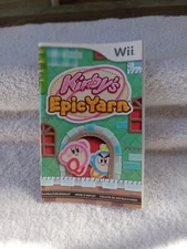 Wii Kirby's Epic Yarn - Instruction Manual (Insert) and Case Only - NO GAME