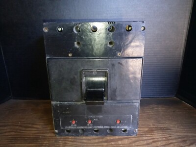 JKL3400F 400 A Circuit Breaker 3 Pole 600 VAC Westinghouse JKL Frame 14a