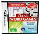 Classic Word Games Nintendo DS 3DS Game *Complete*