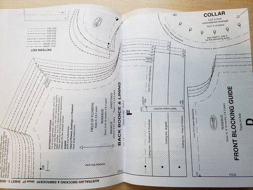 Australian Smocking & Embroidery 2001 Issue 57 Heirloom Sewing Inserts Intact - Picture 4 of 5