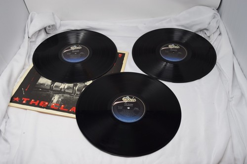 The Clash Sandinista Epic E3X37037 Sterling 3LP 1980 EX/VG+ - Picture 3 of 10