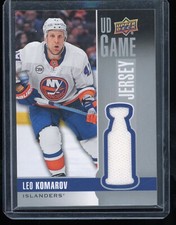 2019-20 Upper Deck Hockey UD Game Jersey Leo Komarov #GJ-KL Islanders