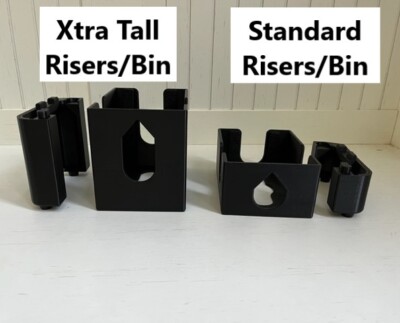 XTRA TALL Card Scanner RISERS and CARD CATCH BIN for Fujitsu fi