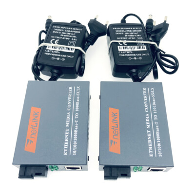 Gigabit Fiber Optical Media Converter 1000Mbps Single Mode Single Fiber SC Port
