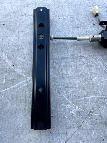 1992 NISSAN 300ZX FRONT POWER SEAT LOWER TRACK RAILS W/ MOTOR LEFT SIDE OEM - Picture 5 of 7