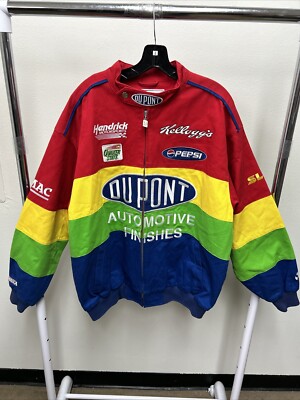 Chase Authentics Jeff Gordon Dupont Racing Jacket Slick 50 Nascar - Size L