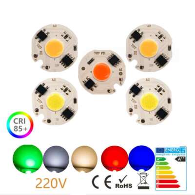10stk 220V3W 5W 7W 10W 12W LED COB Licht Chip Smart IC Treiber LED Lampe Für DIY