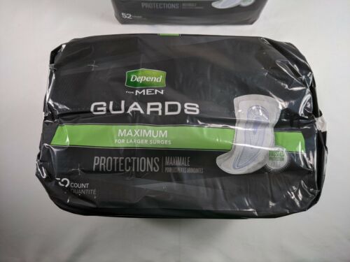 Depend Incontinence Guards/Bladder Control Pads for Men,Maximum Absorbency,104ct - Picture 2 of 3