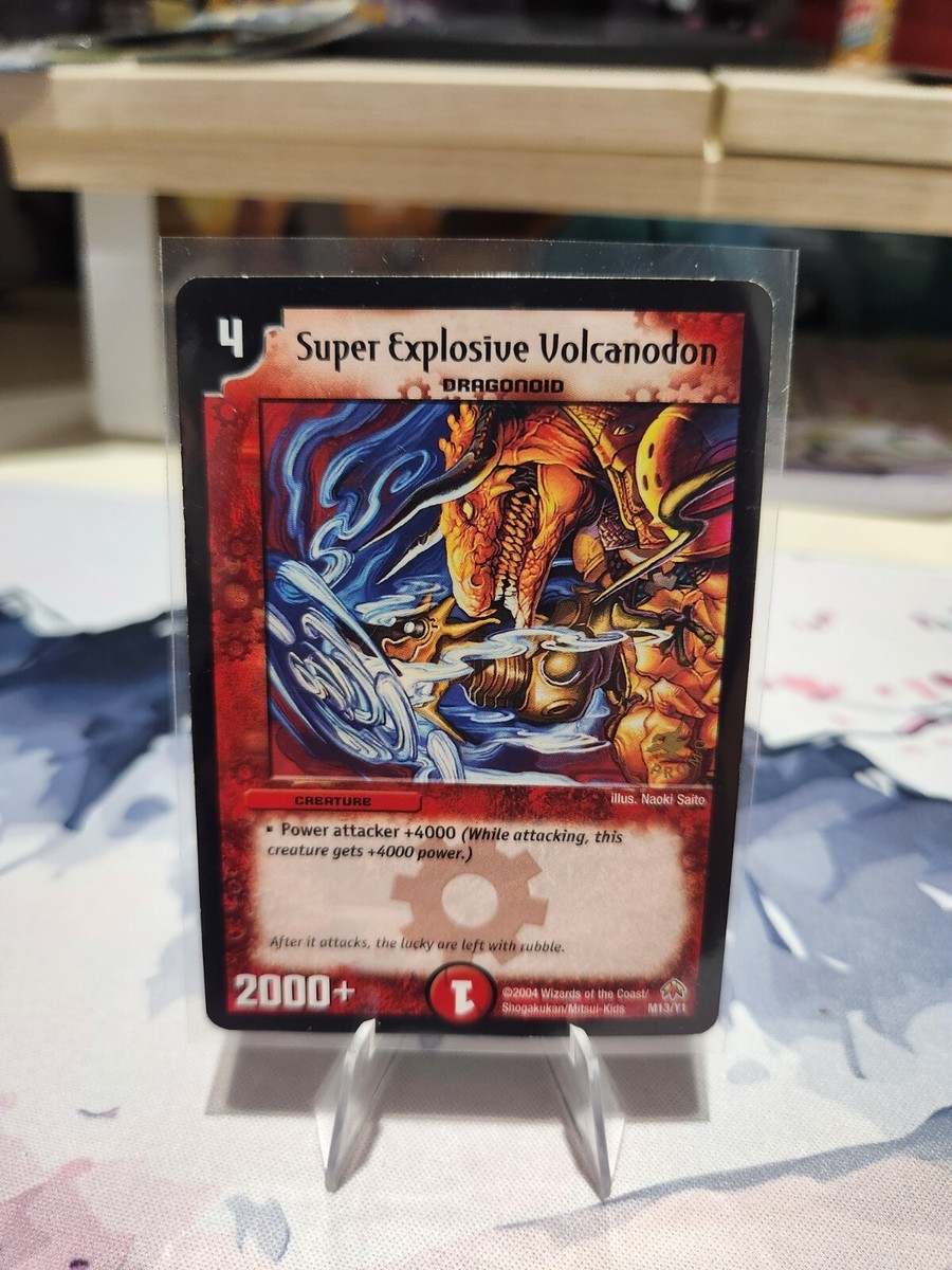 Duel Masters Promo Card Super Explosive Volcanodon Dragonoid Lp-MP