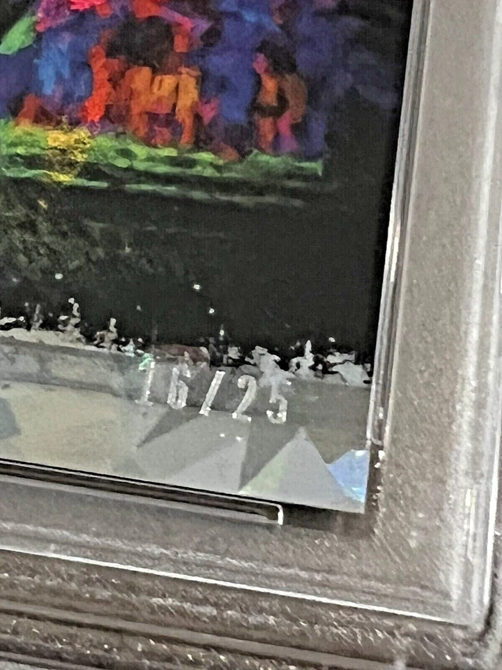 2015 Panini Portraits Rob Gronkowski Fathers Day Cracked Ice PSA 10 & PSA 9 #/25 - Image 3 of 4