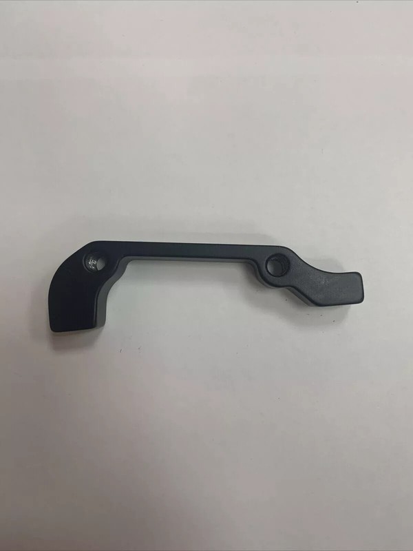 Bicycle Disc Brake Adapter P/S for Rotor Size Rear 160mm Front 180mm - Black