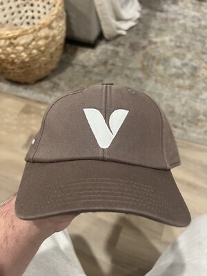 V wear Vitamin Shoppe adjustable  dad  hat Brown - flat Embroidery