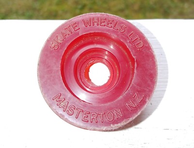 Vintage 1970s Masterton New Zealand Skate Wheels LTD 51 MM single wheel clear NZ