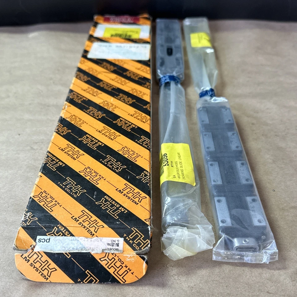 (2) NEW- THK Linear Slide Rail and (4) Slide Unit 4RSR15UU+430L 15mm X 430mm - Image 3 of 4