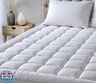 Casa Platino Mattress Encasement Full Size Heavy Quilted Comfy Topper, Also W