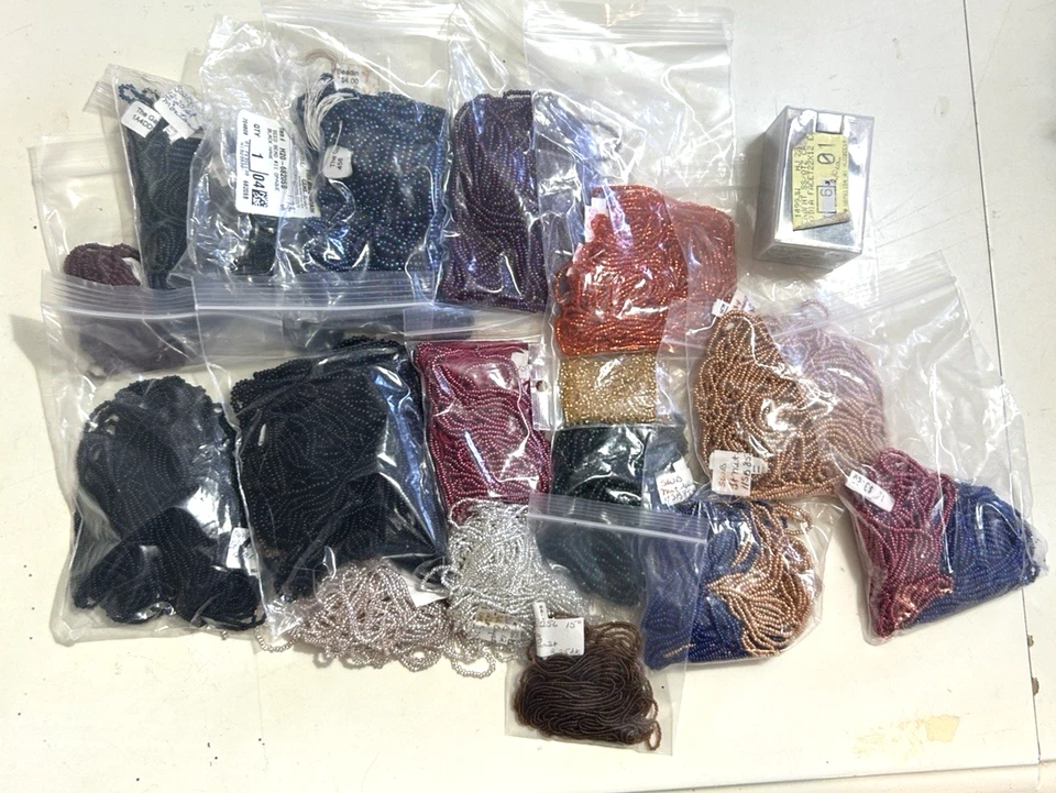 Lote de 33 paquetes de cuentas de semillas para hacer joyas Foto 4 de 4