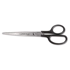 Westcott 8" Stainless Steel Scissors, Black Handles   12 Pack 10572-003 