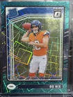 2024 Panini Donruss Optic - Rated Rookie Bo Nix #209 Teal Velocity Prizm (RC)