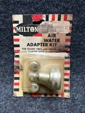 Vintage Milton Industries 5791 C Air Water Adapter Kit Filling Tires with Water