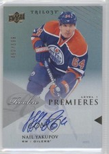 2013 Upper Deck Trilogy Rookie Premieres Level 1 /699 Nail Yakupov #101 Auto 0v1