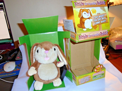 Richie The Repeating Rabbit Repeats What You Say Westminster NIOB