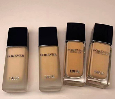 Dior Forever Skin Glow Foundation Makeup Bottles Lot of 4, Dior Forever Line