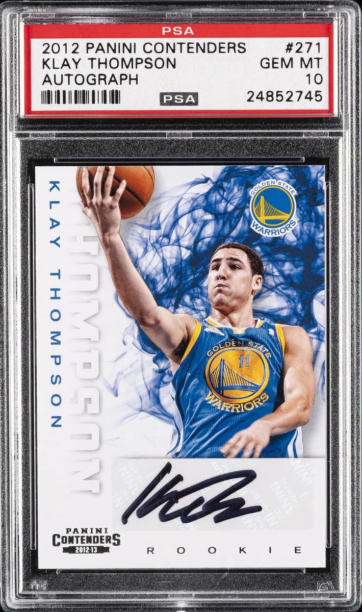 Klay Thompson Basketball Grade 10 Rookie Sports Trading Cards