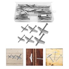 Heavy Duty Drywall Anchor Bolts and Nuts Kit Carbon Steel Toggle