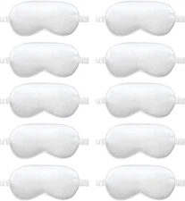 10 Pack Sleep Mask,Silk Eye Mask,for Night Sleeping,Office, Travel,Party Games,S