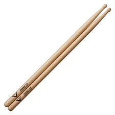 Vater Power 5B Hickory Drumsticks Extra Length 16.5 Wood Tip Drumming