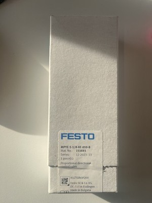 New Festo MPYE-5-1/8-HF-010-B 151693 Proportional Valve