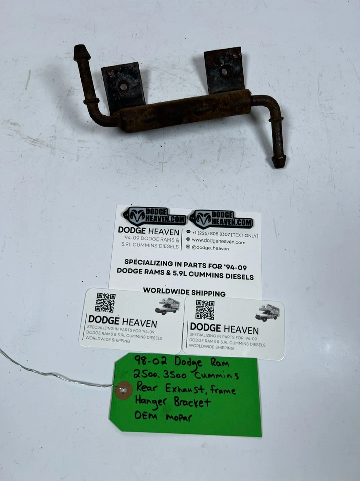 Colgador de marco de escape trasero Cummins 5,9 L Dodge Ram 2500 3500 1998-2002 fabricante de equipos originales Foto 3 de 4