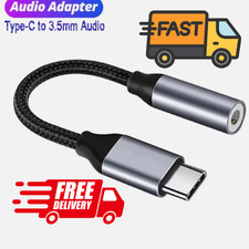 Image of USB C to 3.5mm Jack Headphone Adapter Type C Aux Audio Cable For Samsung Huawei