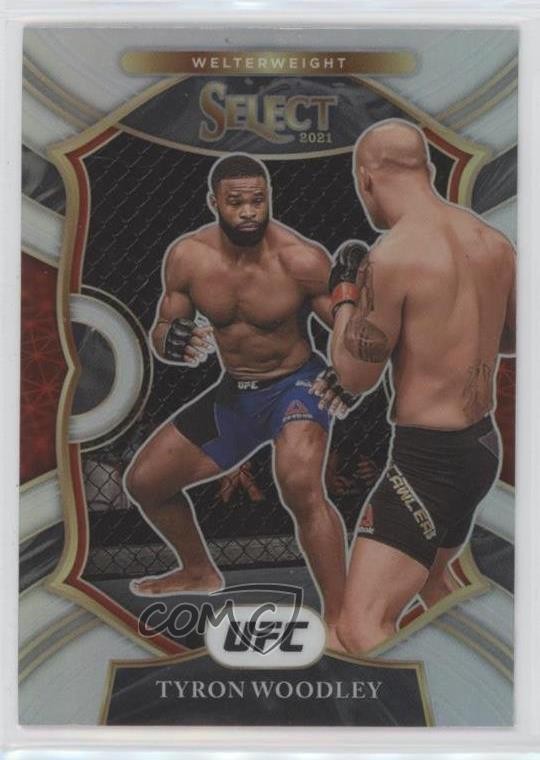 2021 Panini Select UFC Concourse Silver Prizm Tyron Woodley #3 mp7