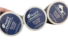 3 Pack Head & Shoulders Anti-Dandruff Styling Cream Light Hold Matte Finish 3 oz