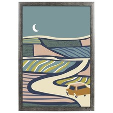 Rustic Gray 20x28 Picture Frame Museum Profile Wall Photo Frame Display