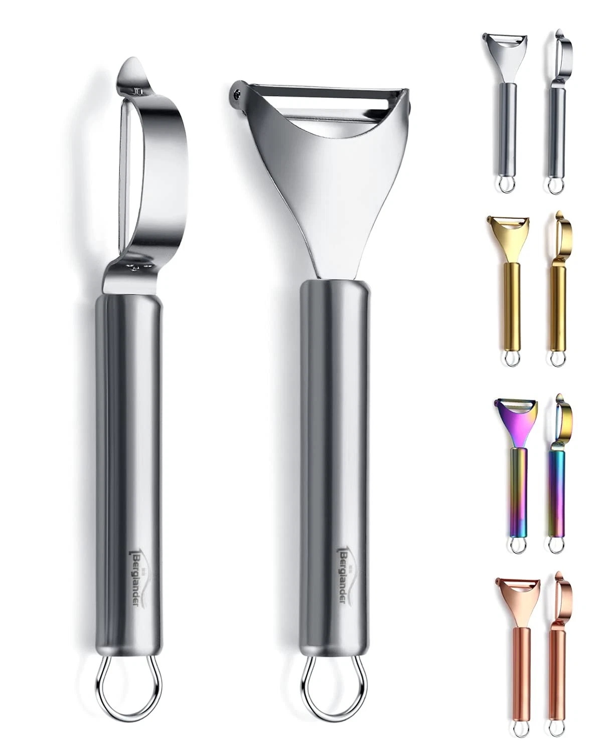 2pcs Vegetable Potato Peeler, Stainless Steel Peelers...